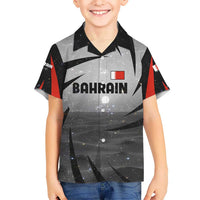 Bahrain Desert Camel Hawaiian Shirt with Sunset Glow and Starry Sky