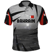 Bahrain Desert Camel Polo Shirt with Sunset Glow and Starry Sky