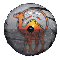 Bahrain Desert Camel Spare Tire Cover with Sunset Glow and Starry Sky