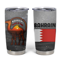 Bahrain Desert Camel Tumbler Cup with Sunset Glow and Starry Sky