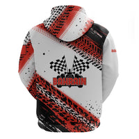 Formula 1 Inspired Bahrain Race Hoodie with Checkered Flag Print