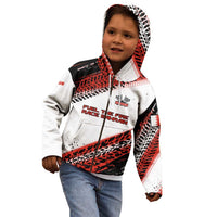 Formula 1 Inspired Bahrain Race Kid Hoodie with Checkered Flag Print