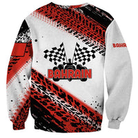 Formula 1 Inspired Bahrain Race Sweatshirt with Checkered Flag Print