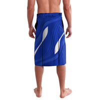 Malaysian Tiger and National Flag Lavalava with Royal Gold and Blue Design