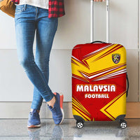 Malaysia Football Luggage Cover with Roaring Tiger and Red Yellow National Colors