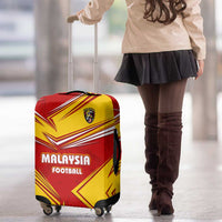 Malaysia Football Luggage Cover with Roaring Tiger and Red Yellow National Colors