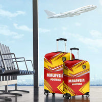 Malaysia Football Luggage Cover with Roaring Tiger and Red Yellow National Colors