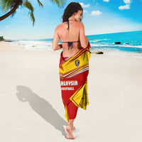 Malaysia Football Sarong with Roaring Tiger and Red Yellow National Colors