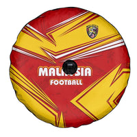 Malaysia Football Spare Tire Cover with Roaring Tiger and Red Yellow National Colors