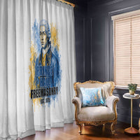 Prince Hall Freemasonry Window Curtain Square And Compass Letter G Watercolor Portrait Art