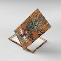 Custom Deer Hunting Canvas Wall Art Big Game Camo Forest Design and Skeleton Archer - Wonder Print Shop