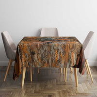 Custom Deer Hunting Tablecloth Big Game Camo Forest Design and Skeleton Archer - Wonder Print Shop