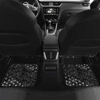 Personalized Yin Yang Billiards Car Mats 8 Ball and 9 Ball in Fiery Black Camo Pattern - Wonder Print Shop