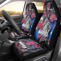 4th of July Graffiti Car Seat Cover with Statue of Liberty and American Independence Street Art Design - Wonder Print Shop