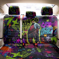 Graffiti Hip Hop Back Car Seat Cover with Neon Bear and Street Artist Panda Design - Wonder Print Shop