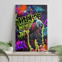 Graffiti Hip Hop Canvas Wall Art with Neon Bear and Street Artist Panda Design - Wonder Print Shop