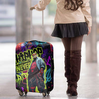 Graffiti Hip Hop Luggage Cover with Neon Bear and Street Artist Panda Design - Wonder Print Shop