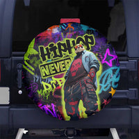 Graffiti Hip Hop Spare Tire Cover with Neon Bear and Street Artist Panda Design - Wonder Print Shop