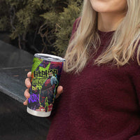 Graffiti Hip Hop Tumbler Cup with Neon Bear and Street Artist Panda Design - Wonder Print Shop