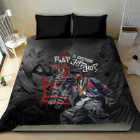 Rap Star Streetwear Bedding Set with Graffiti Lettering and Hip Hop - Wonder Print Shop