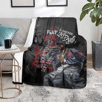 Rap Star Streetwear Blanket with Graffiti Lettering and Hip Hop - Wonder Print Shop