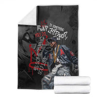 Rap Star Streetwear Blanket with Graffiti Lettering and Hip Hop - Wonder Print Shop