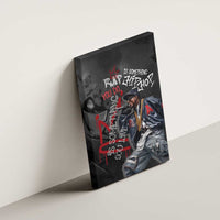 Rap Star Streetwear Canvas Wall Art with Graffiti Lettering and Hip Hop - Wonder Print Shop