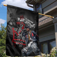Rap Star Streetwear Garden Flag with Graffiti Lettering and Hip Hop - Wonder Print Shop