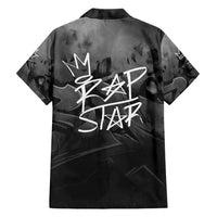 Rap Star Streetwear Hawaiian Shirt with Graffiti Lettering and Hip Hop - Wonder Print Shop