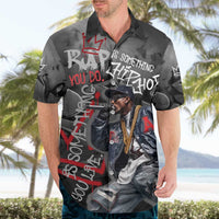 Rap Star Streetwear Hawaiian Shirt with Graffiti Lettering and Hip Hop - Wonder Print Shop