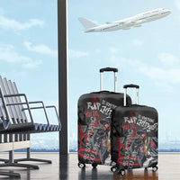 Rap Star Streetwear Luggage Cover with Graffiti Lettering and Hip Hop - Wonder Print Shop