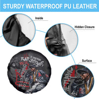 Rap Star Streetwear Spare Tire Cover with Graffiti Lettering and Hip Hop - Wonder Print Shop