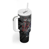 Rap Star Streetwear Tumbler With Handle with Graffiti Lettering and Hip Hop - Wonder Print Shop