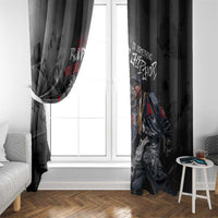 Rap Star Streetwear Window Curtain with Graffiti Lettering and Hip Hop - Wonder Print Shop