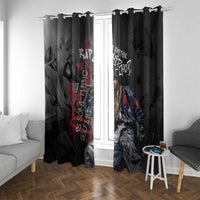 Rap Star Streetwear Window Curtain with Graffiti Lettering and Hip Hop - Wonder Print Shop