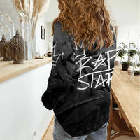 Rap Star Streetwear Women Casual Shirt with Graffiti Lettering and Hip Hop - Wonder Print Shop