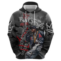 Rap Star Streetwear Zip Hoodie with Graffiti Lettering and Hip Hop - Wonder Print Shop