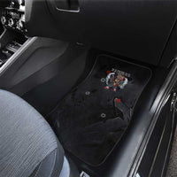 Hip Hop Streetwear Car Mats with Graffiti Boombox and Angel Bear Graphic in Urban Bullet Hole Design - Wonder Print Shop