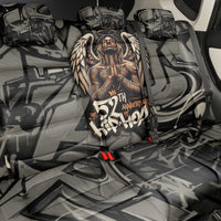 52th Anniversary Of Hiphop Celebration Back Car Seat Cover with Praying Angel Graphic and Urban Graffiti Background - Wonder Print Shop