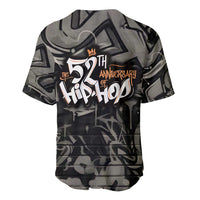 52th Anniversary Of Hiphop Celebration Baseball Jersey with Praying Angel Graphic and Urban Graffiti Background - Wonder Print Shop