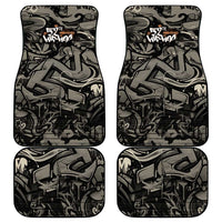 52th Anniversary Of Hiphop Celebration Car Mats with Praying Angel Graphic and Urban Graffiti Background - Wonder Print Shop