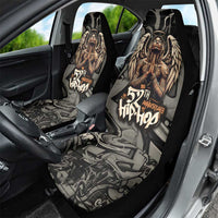 52th Anniversary Of Hiphop Celebration Car Seat Cover with Praying Angel Graphic and Urban Graffiti Background - Wonder Print Shop