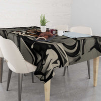 52th Anniversary Of Hiphop Celebration Tablecloth with Praying Angel Graphic and Urban Graffiti Background - Wonder Print Shop