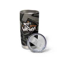 52th Anniversary Of Hiphop Celebration Tumbler Cup with Praying Angel Graphic and Urban Graffiti Background - Wonder Print Shop