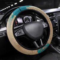 Martin Luther King Graffiti Style Graphic Steering Wheel Cover with Colorful Spray Paint Quotes and Crown Detail - Wonder Print Shop