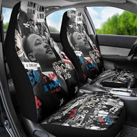 Martin Luther King Day Tribute Car Seat Cover Civil Rights Collage and Classic American Street Graffiti Colors - Wonder Print Shop