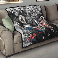 Martin Luther King Day Tribute Quilt Civil Rights Collage and Classic American Street Graffiti Colors - Wonder Print Shop