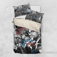 Malcolm X Bedding Set Quotes Dates and Black History Activist Theme - Wonder Print Shop