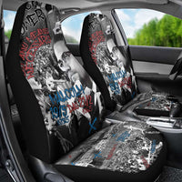 Malcolm X Car Seat Cover Quotes Dates and Black History Activist Theme - Wonder Print Shop