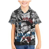 Malcolm X Family Matching Mermaid Dress and Hawaiian Shirt Quotes Dates and Black History Activist Theme - Wonder Print Shop